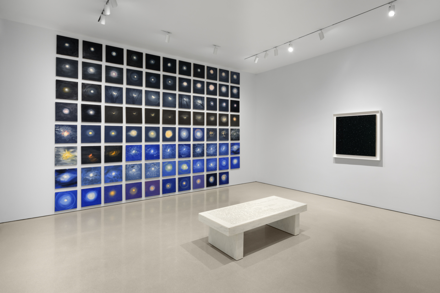 UNTIL THE MOON COMES OVER THE MOUNTAIN, installation view, The FLAG Art Foundation, New York, 2026. Photography by Steven Probert. 