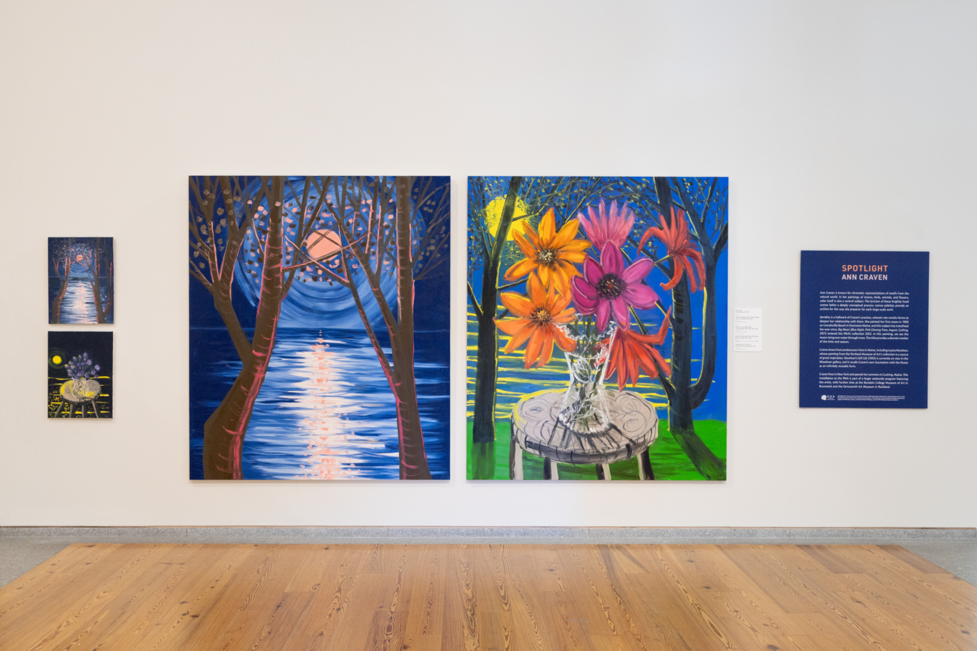 Spotlight: Ann Craven, installation view, Portland Museum of Art, Maine, 2025