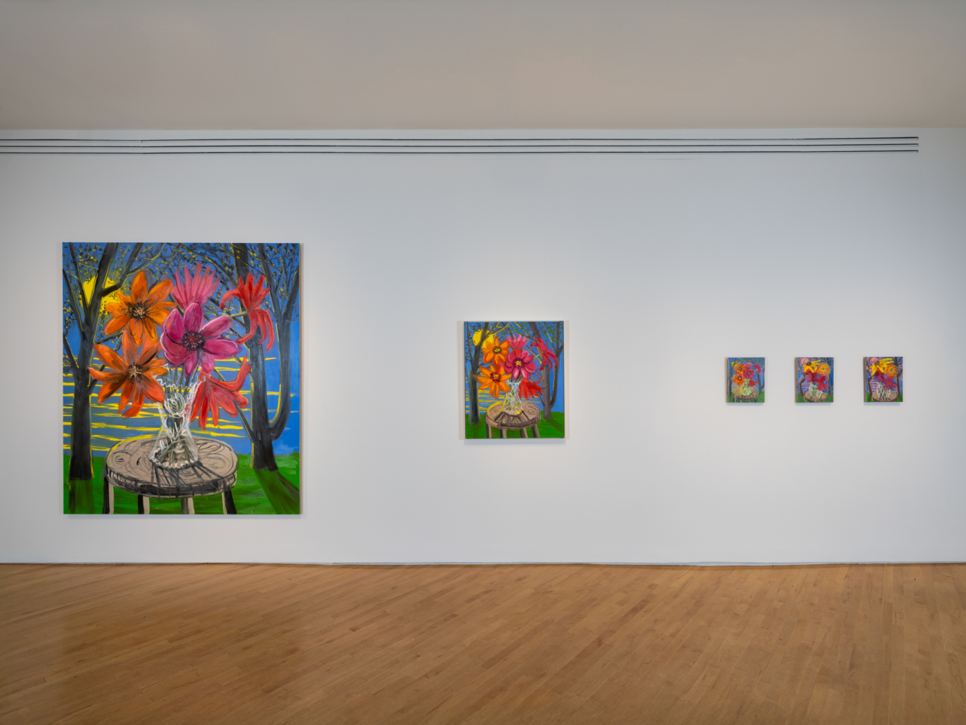 Ann Craven: Painted Time (2020–2024), installation view, Farnsworth Art Museum, Rockland, Maine, 2025. Courtesy the Farnsworth Art Museum, Photo by Dave Clough