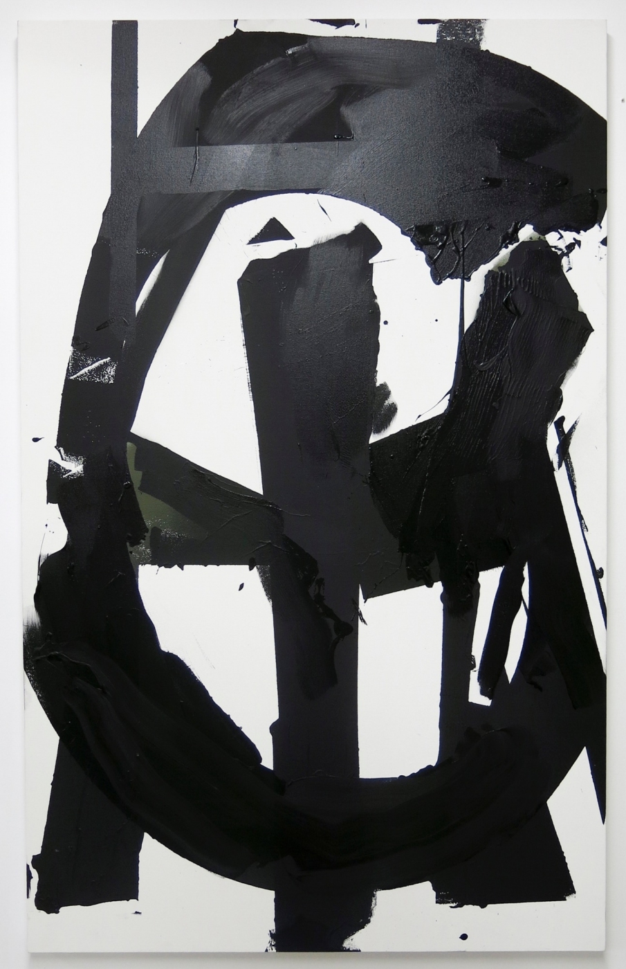 HIGH,
2014,
acrylic and enamel on canvas,
72 × 45 inches