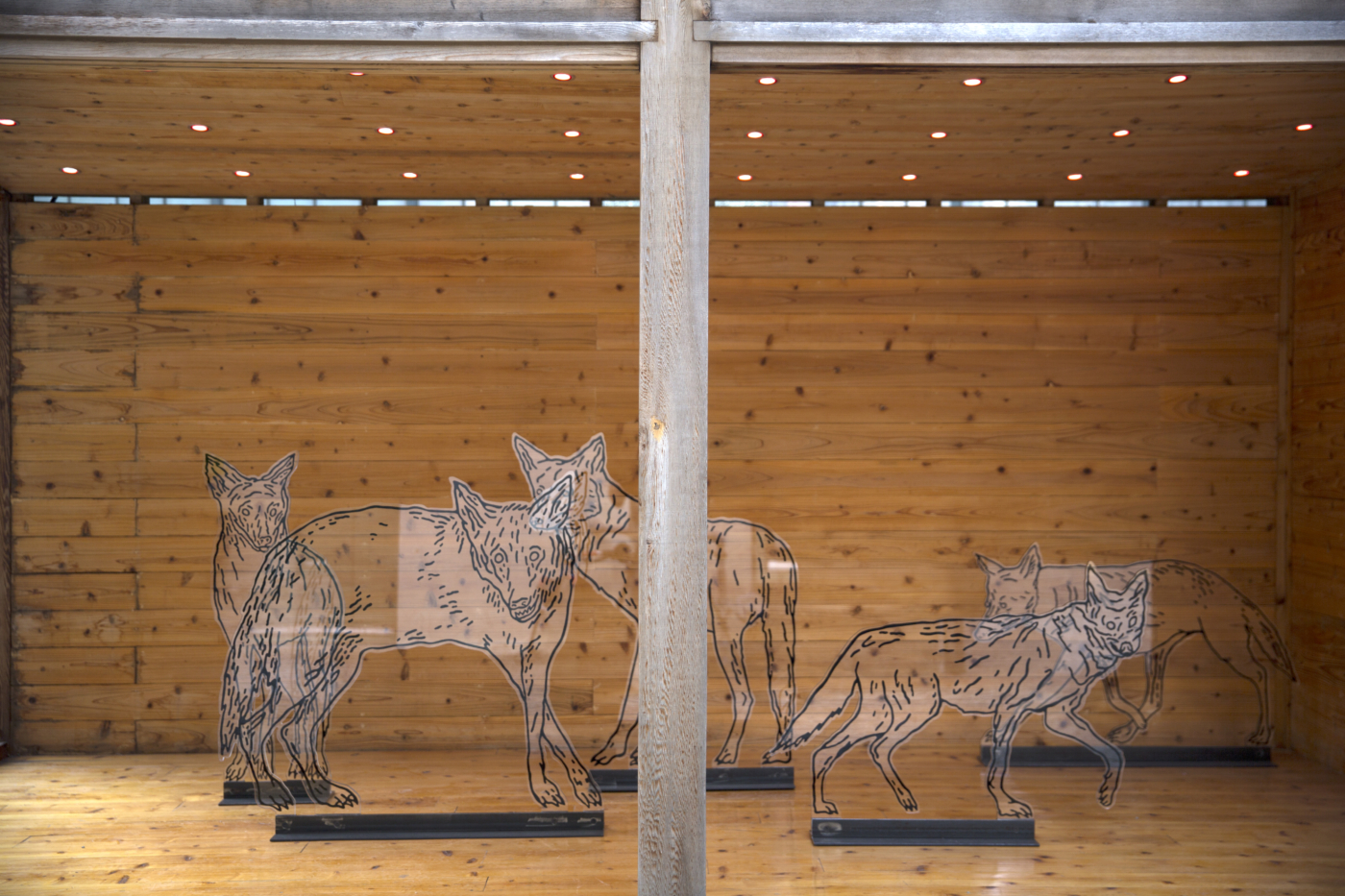 Gulf Coast Wolf Ghost, organized by Picnic Curatorial Projects and Online Ceramics, installation view, The Power Station, Dallas, April 11–July 1, 2025