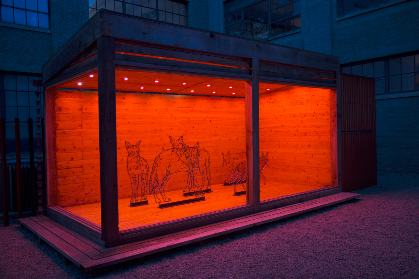 Gulf Coast Wolf Ghost, organized by Picnic Curatorial Projects and Online Ceramics, installation view, The Power Station, Dallas, April 11–July 1, 2025