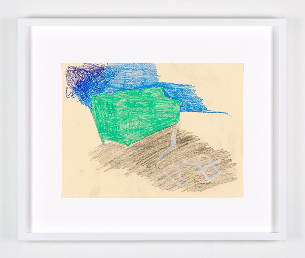 Walter Price,
Bench warmer, 2015,
graphite, color pencil and acrylic on paper, 9 × 12 inches