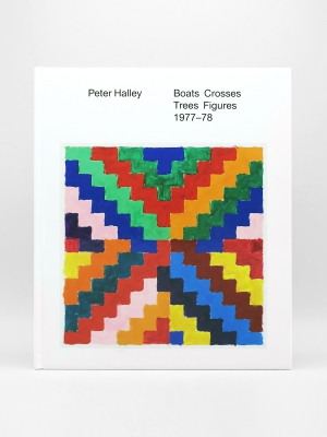 Peter Halley, Boats Crosses Trees Figures 1977-78