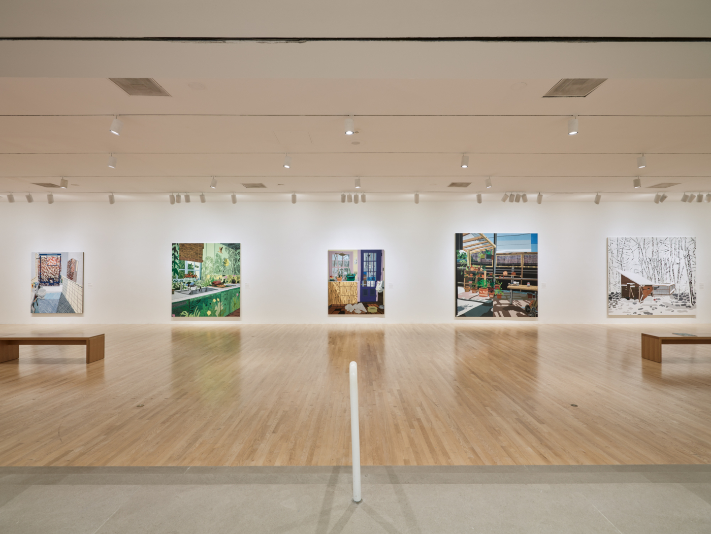Jonas Wood, 2019, Dallas Museum of Art, Dallas, Texas, installation view, Photo by Chad Redmon, courtesy of the Dallas Museum of Art