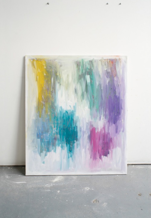 Jean-Baptiste Bernadet, Untitled (Reservoir II), 2011,
oil on canvas, 39 × 31 1/2 inches