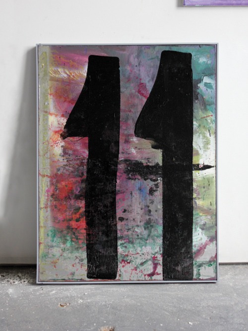 Jean-Baptiste Bernadet, Inner Beauty, 2010, oil, acrylic and spray paint on canvas, 31 1/2 × 23 1/4 inches