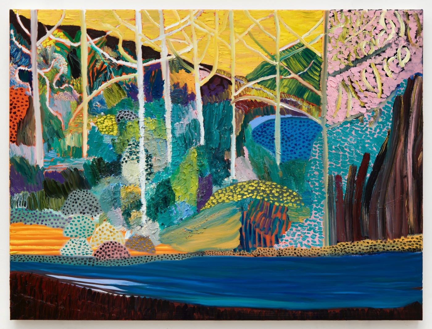 Morning Landscape, 2017, oil on canvas, 36 × 48 inches