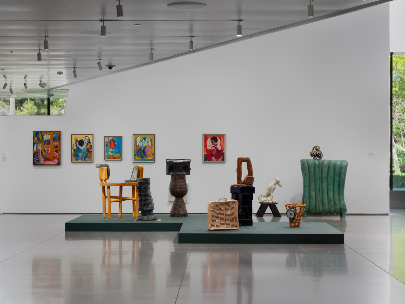 2025 California Biennial: Desperate, Scared, But Social, installation view, Orange County Museum of Art, Costa Mesa, California, June 21, 2025 –January 4, 2026. Photography by Yubo Dong, ofstudio