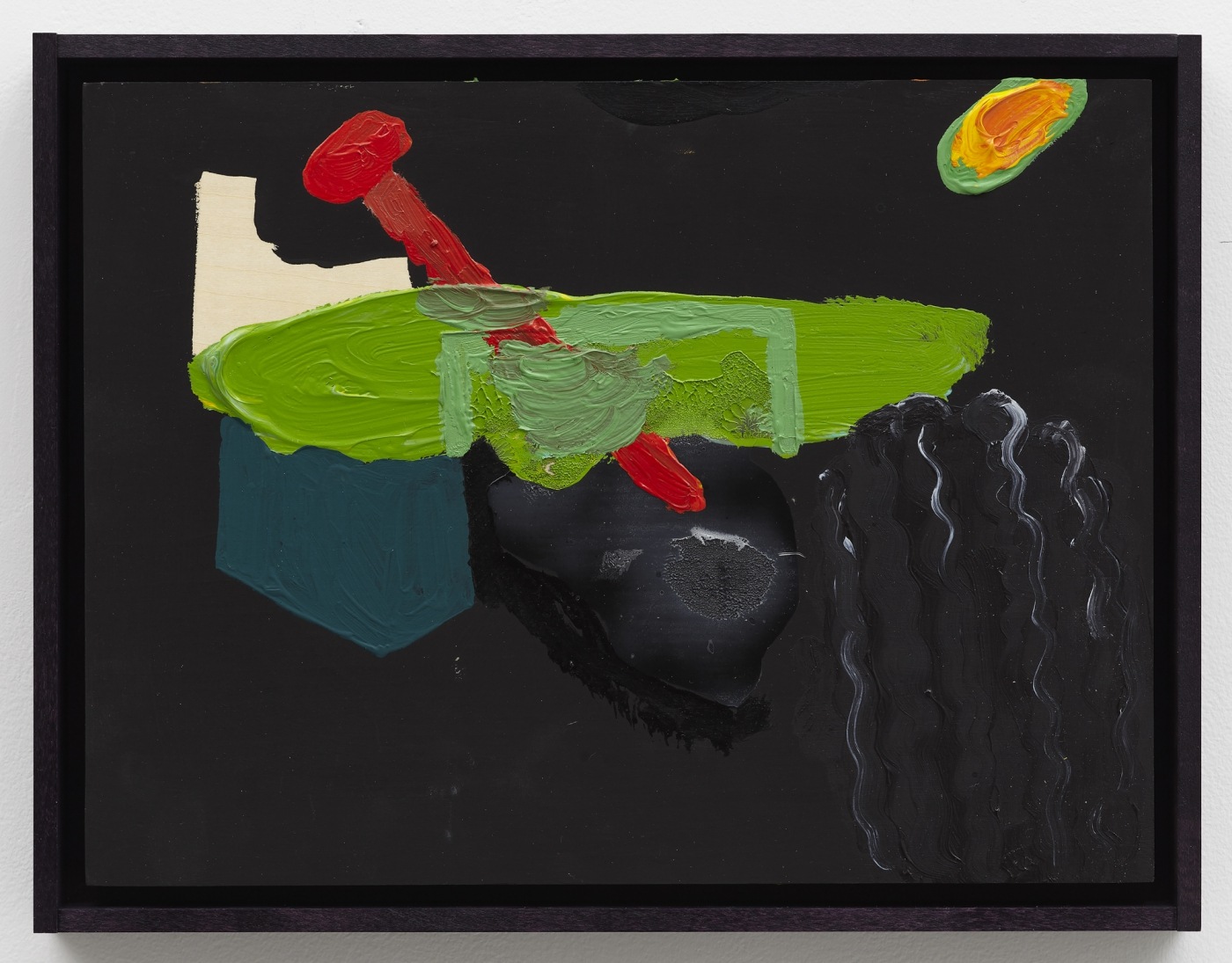 Talkeena, 2017,
acrylic on panel,
9 1/2 × 12 1/2 inches