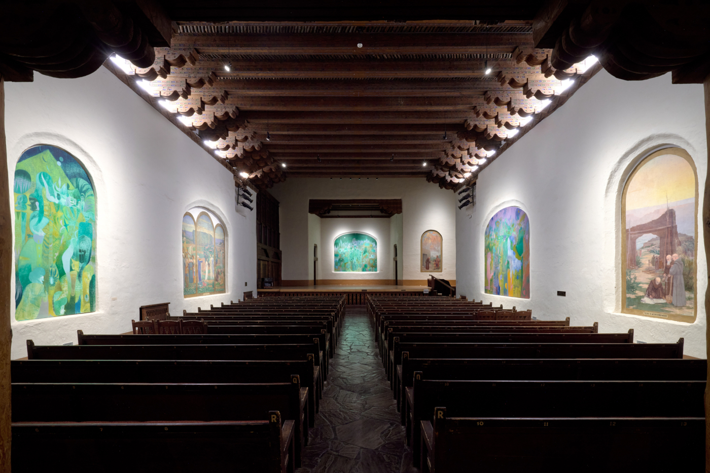 Installation view, 12th SITE SANTA FE International, Once Within a Time, curated by Cecilia Alemani. Courtesy of SITE SANTA FE. Photo: Brad Trone, 2025