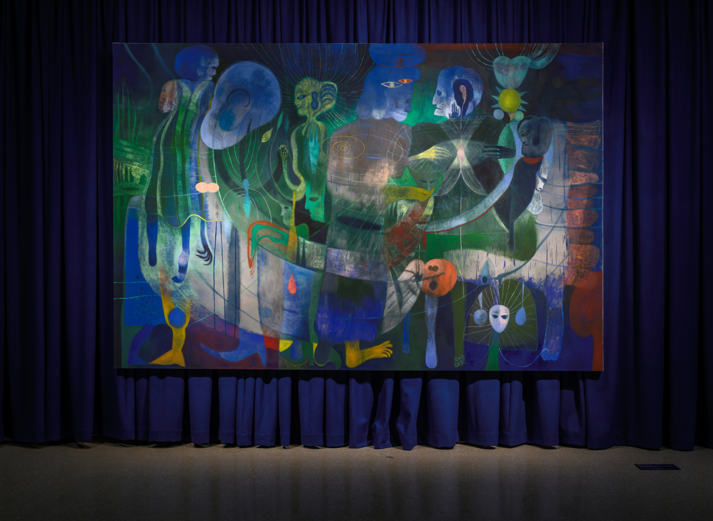  The Pillars, installation view, The National Museum, Oslo, Norway, 2025