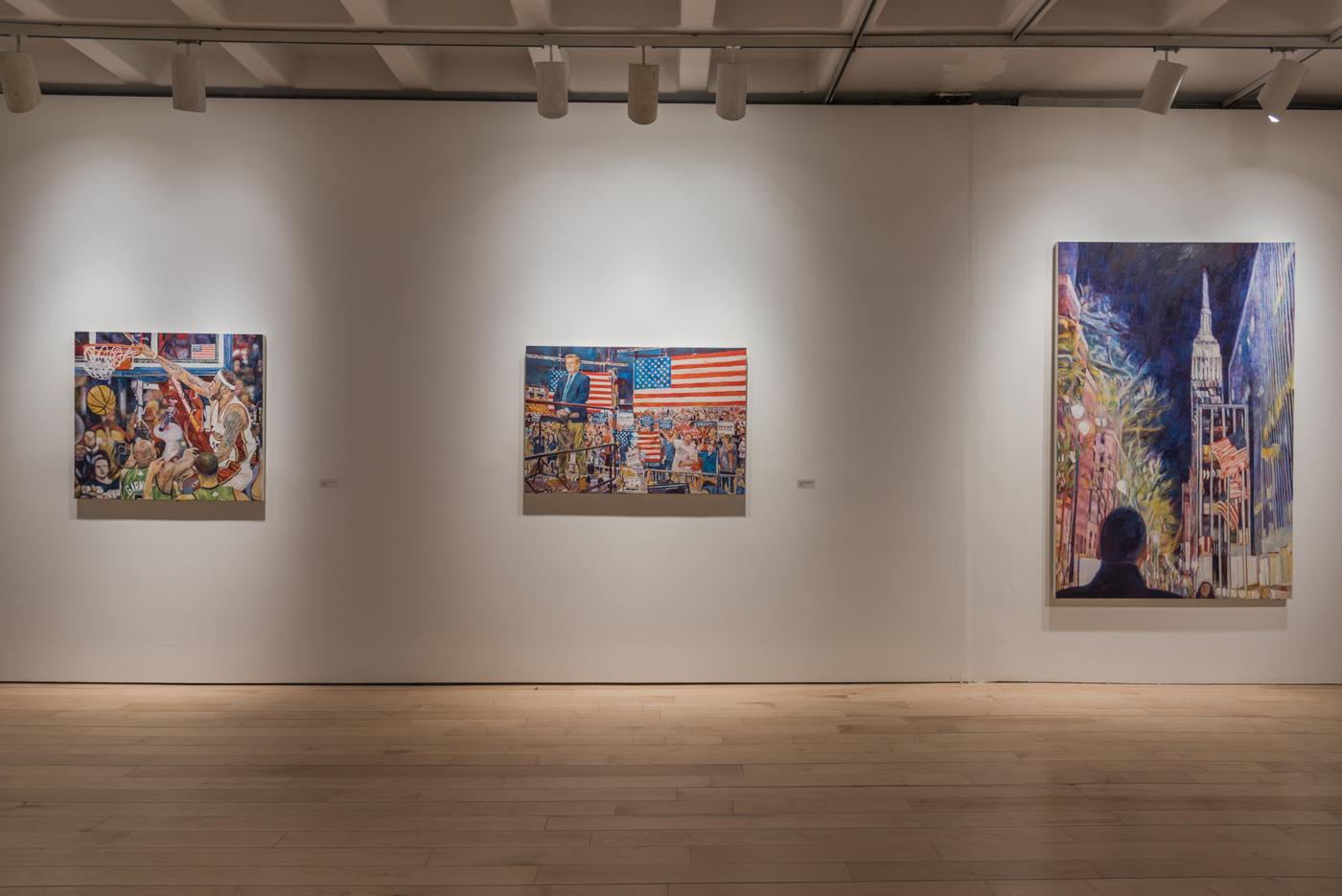 My American Dream: Heroes and Villain, 2019, Marlborough Contemporary, New York, installation view