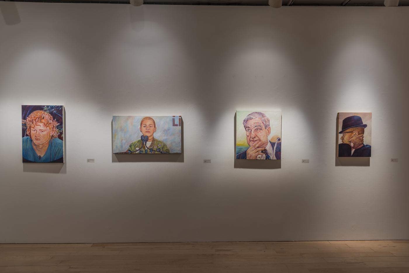 My American Dream: Heroes and Villain, 2019, Marlborough Contemporary, New York, installation view
