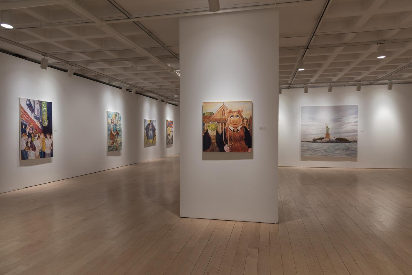 My American Dream: Heroes and Villain, 2019, Marlborough Contemporary, New York, installation view