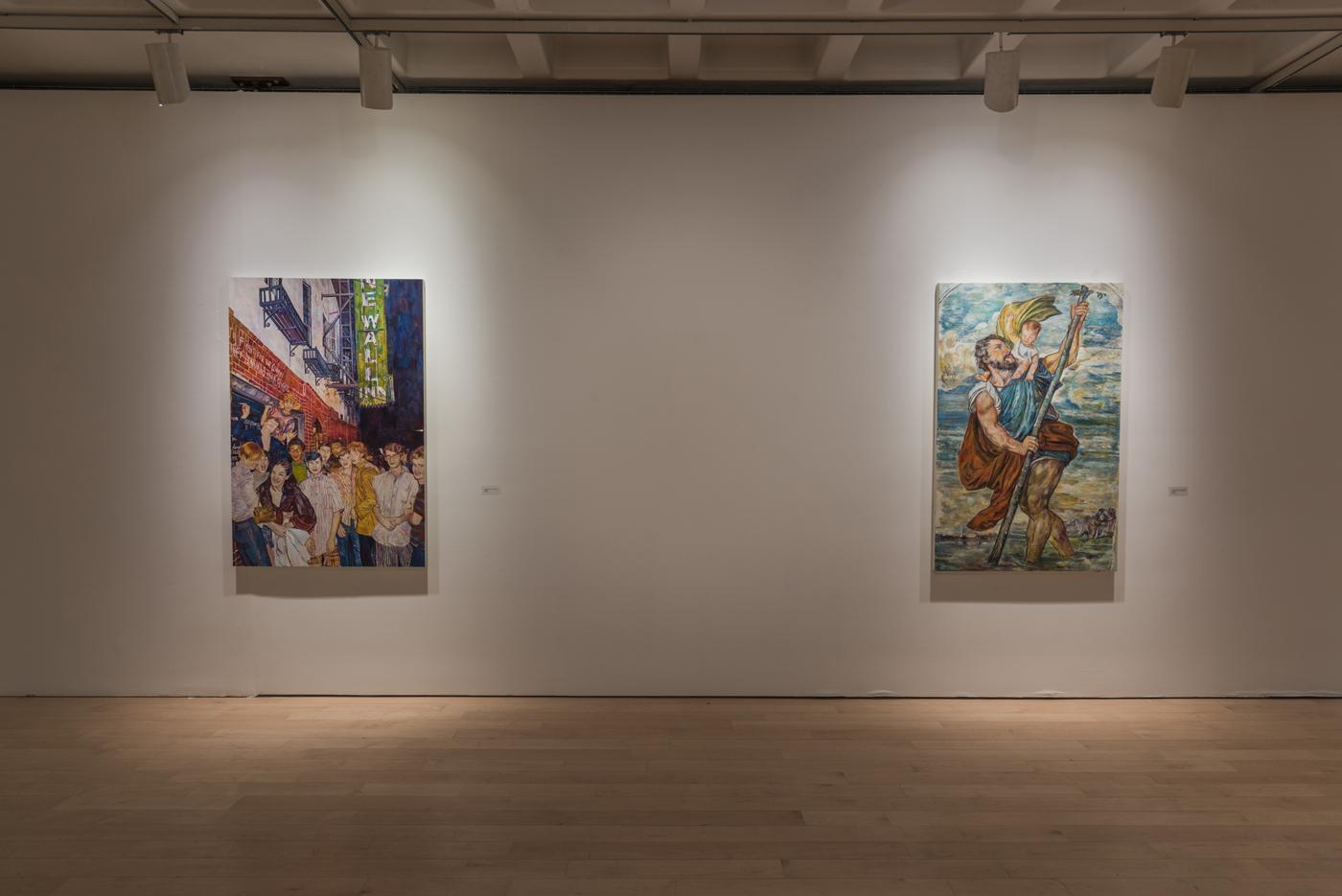 My American Dream: Heroes and Villain, 2019, Marlborough Contemporary, New York, installation view