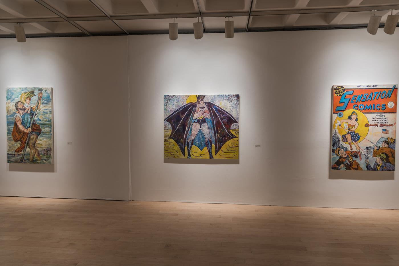 My American Dream: Heroes and Villain, 2019, Marlborough Contemporary, New York, installation view