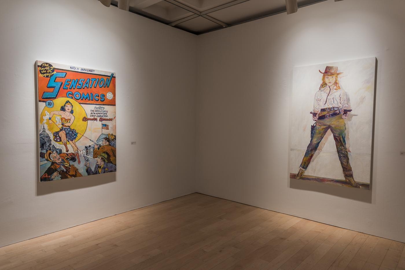 My American Dream: Heroes and Villain, 2019, Marlborough Contemporary, New York, installation view