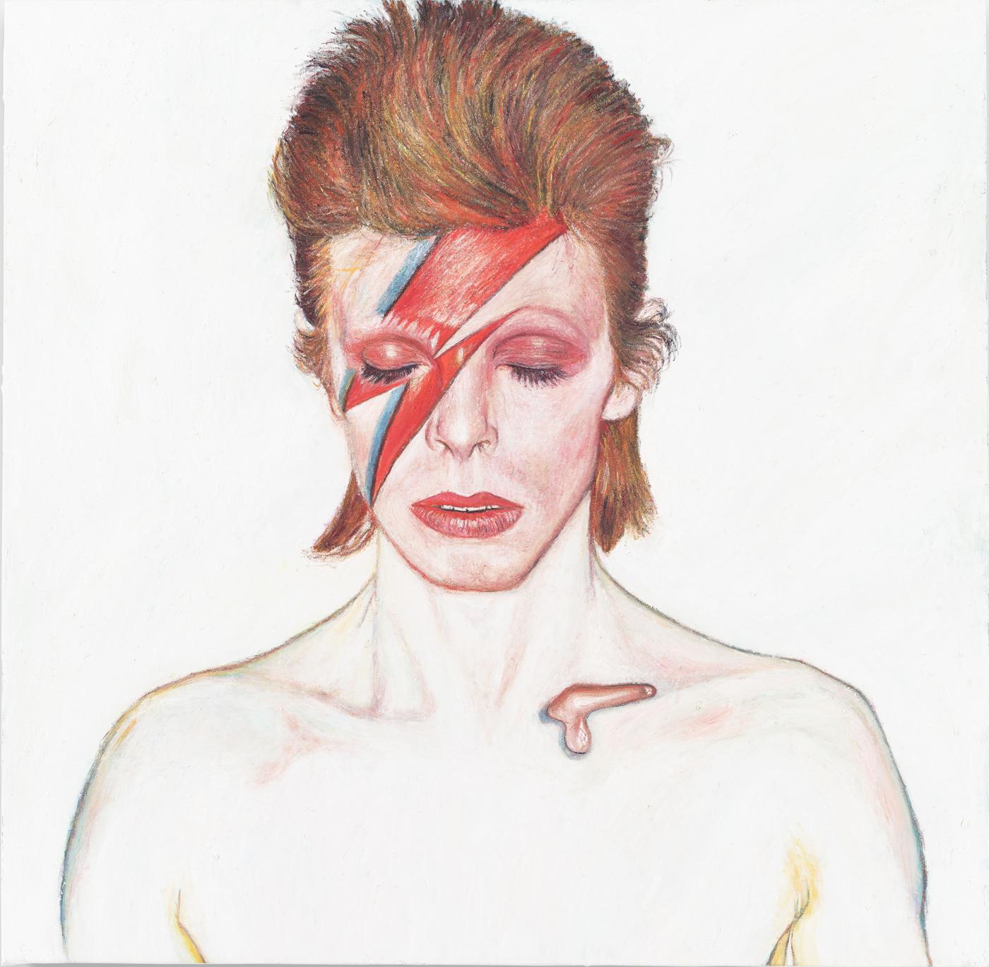 Aladdin Sane, 2016,
oil on linen,
30 x 30 inches