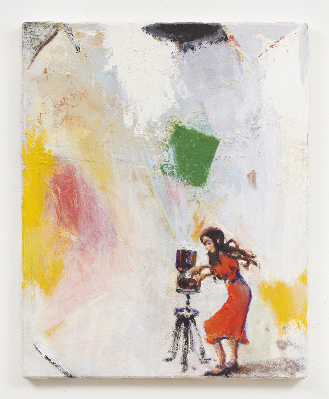 Pandora, 2018, oil on linen, 20 x 16 inches; 50.8 x 40.6 cm