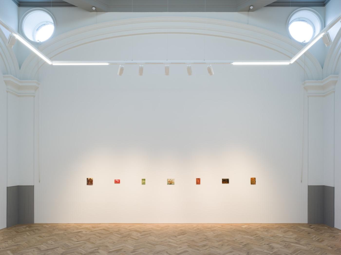 But the dream had no sound, 2018, Ingleby Gallery, Edinburgh, installation view. Courtesy of Ingleby Gallery.