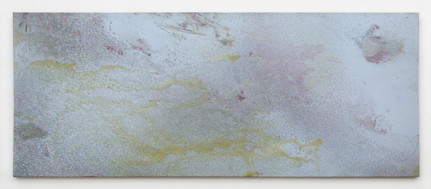 Koos, 1973, acrylic on canvas, 40⅛ x 99 inches; 101.9 x 251.5 cm