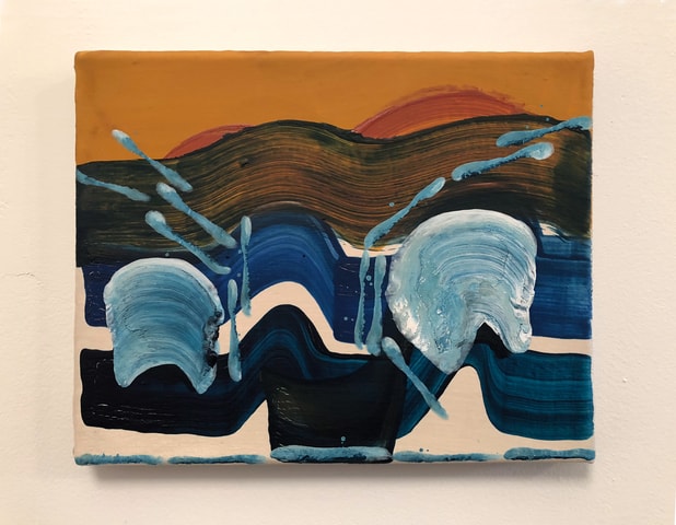 Direct Visual Representation , 2016, acrylic on linen, 8 × 10 inches; 20.5 × 25.5 cm