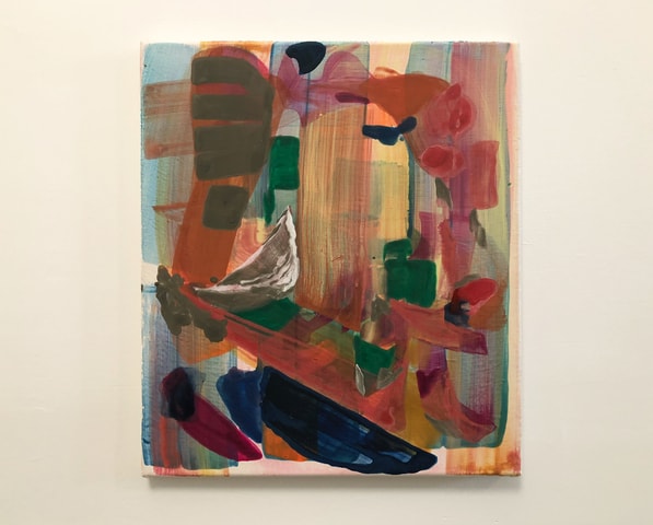 Development of the Whole Man , 2017, acrylic on linen, 16 × 14 inches; 40.5 × 35.5 cm