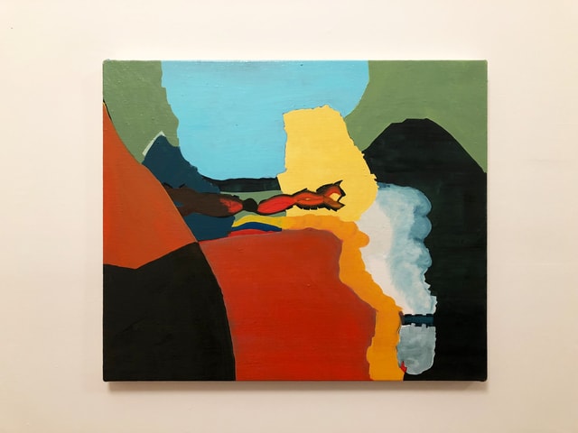 Frustratingly Sensual , 2018, oil on linen, 20 × 24 inches; 51 × 61 cm