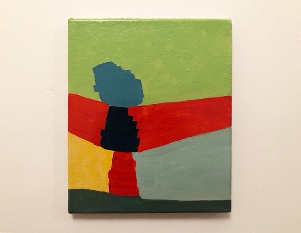 River Water , 2018, oil on linen, 12 × 10 inches; 30.5 × 25.5 cm