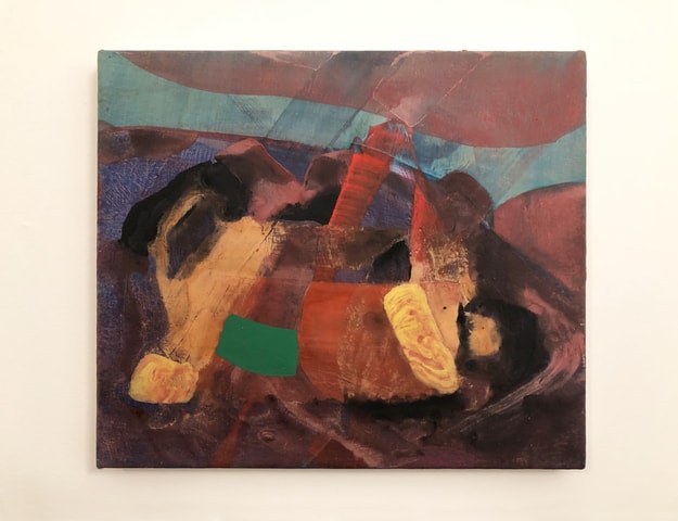 Muscular Organ , 2012-2015, acrylic on canvas, 14 × 12 inches; 35.5 × 30.5 cm
