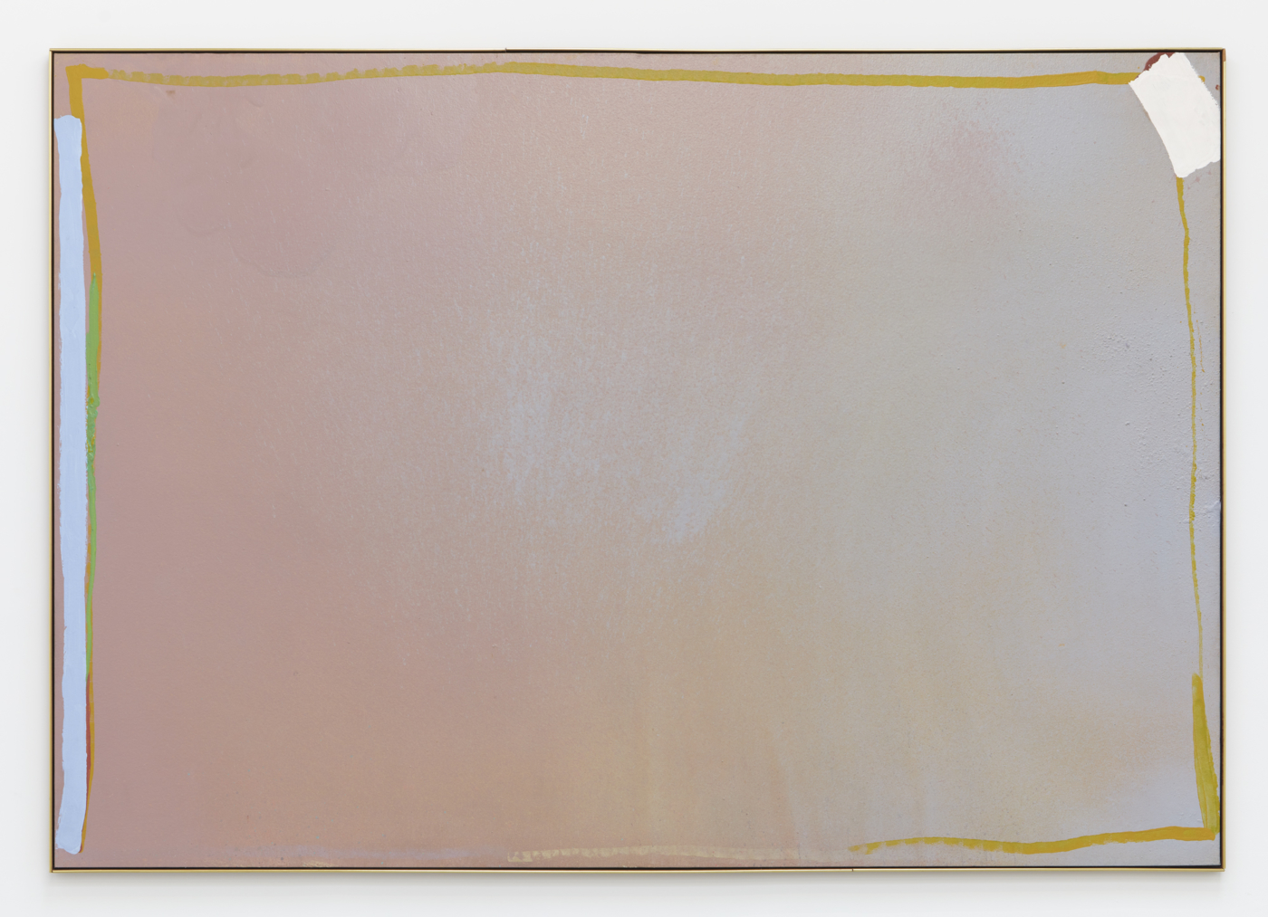 Jules Olitski, Before Loosha, 1970, acrylic on canvas, 103½ x 149¼ inches, 262.9 x 379.1 cm; 105½ x 150½ x 2 inches, 268 x 382.3 x 5.1 cm (framed)