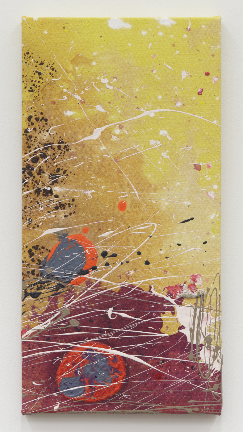 Peter Bradley, Above and Below, 2020, acrylic on canvas, 24 x 12 inches; 61 x 30.5 cm