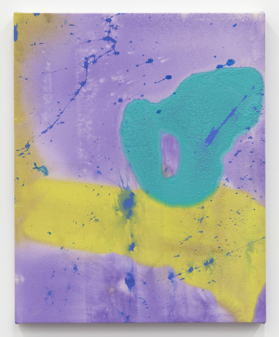 Peter Bradley, Houdou Basin, 2021, acrylic on canvas, 21 1/8 x 17 1/8 inches; 54 x 44 cm