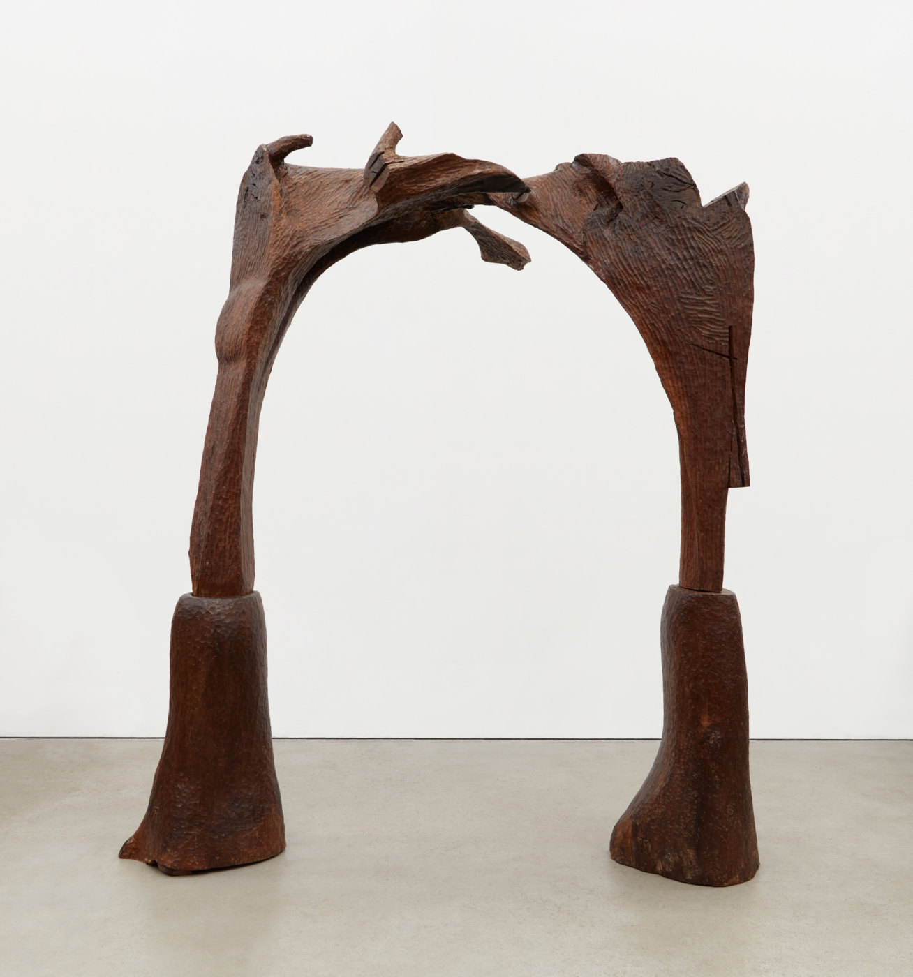 Thaddeus Mosley, Gate 3, 2001, walnut, 84 x 168 x 12 inches; 213.4 x 426.7 x 30.5 cm