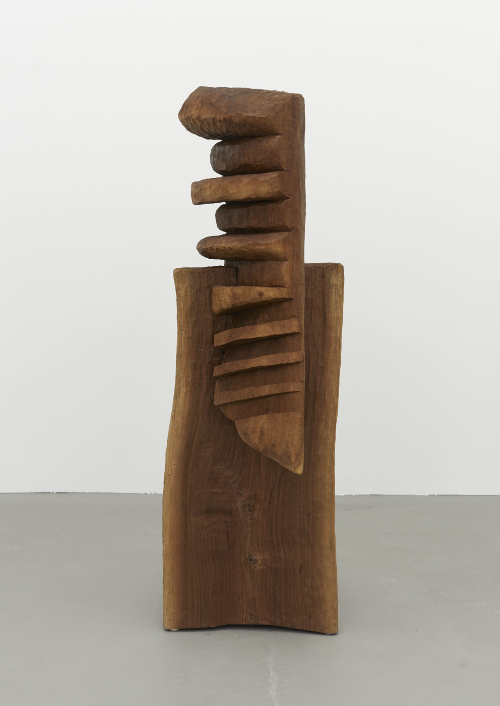 Thaddeus Mosley, Vertical Phase, 2010, walnut, 59 x 21 x 19 inches; 150 x 53 x 48 cm