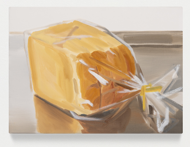 Bread, 2021, oil on canvas, 9½ x 13⅛ inches; 24.2 x 33.3 cm