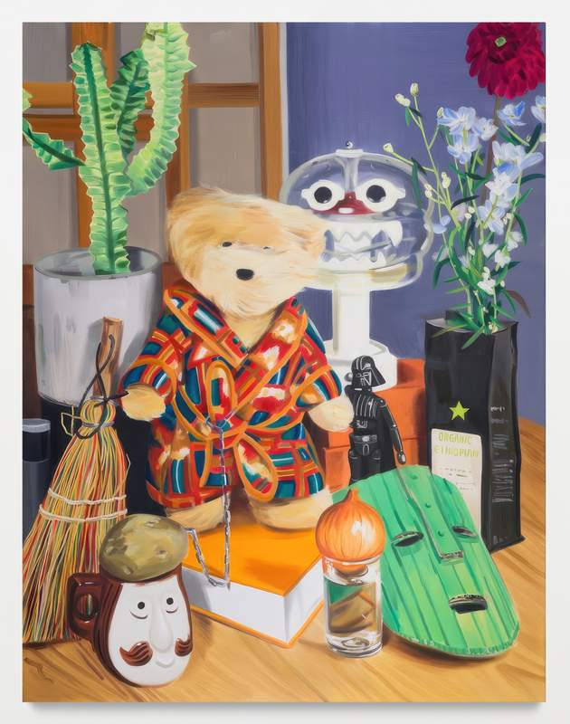 Actor's Studio Family, 2023, oil on canvas, 57¼ x 44⅛ inches; 145.41 x 112.09 cm