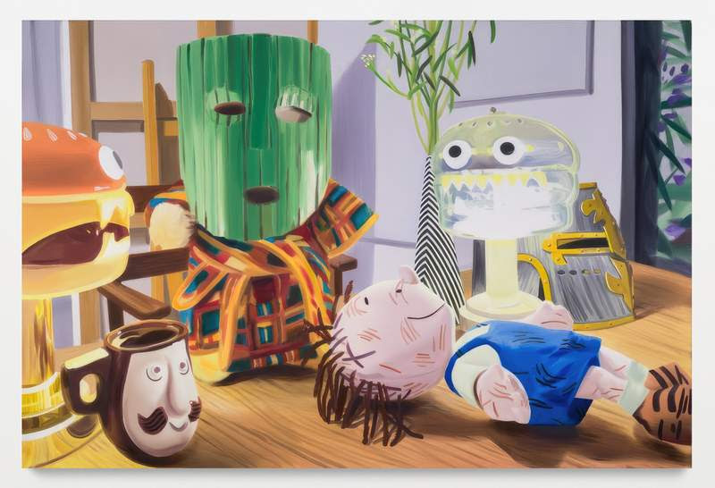 Mission, 2023, oil on canvas, 51¼ x 76⅜ inches; 130.18 x 194.01 cm