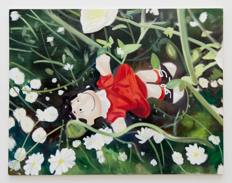 Ophelia (Lucy), 2022, oil on canvas, 44⅛ x 57¼ inches; 112.09 x 145.41 cm