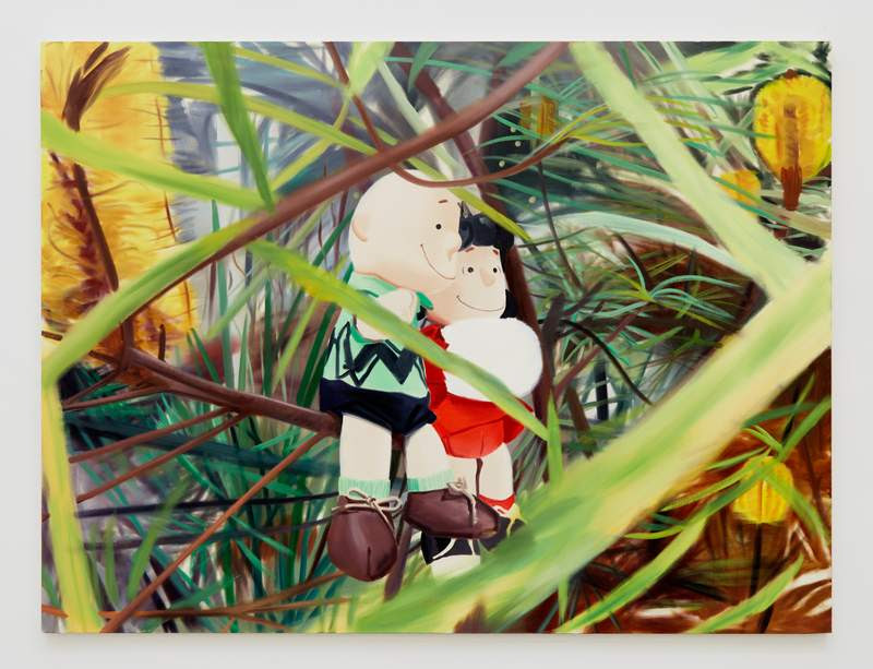 Lovers, 2022, oil on canvas, 76⅜ x 102⅜ inches; 194.01 x 260.05 cm