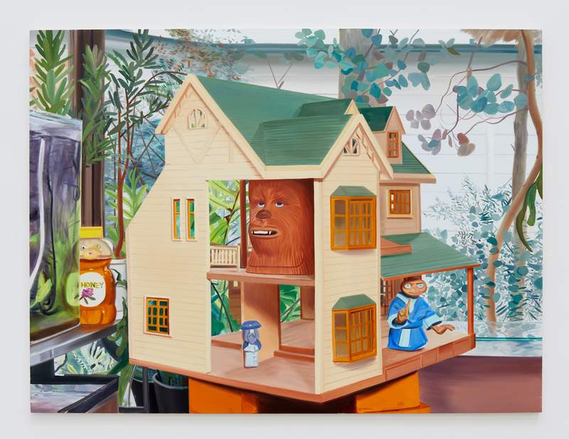 Green Gables, 2022, oil on canvas, 76¼ x 102⅛ x 1½ inches; 193.68 x 259.41 x 3.81 cm