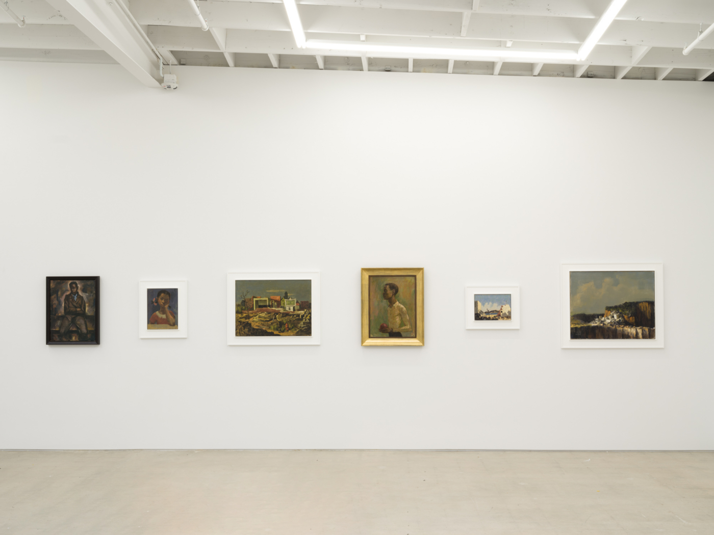 Hughie Lee-Smith, installation view, Karma, Los Angeles, 2022 © 2026 Estate of Hughie Lee-Smith / Artists Rights Society (ARS), NY