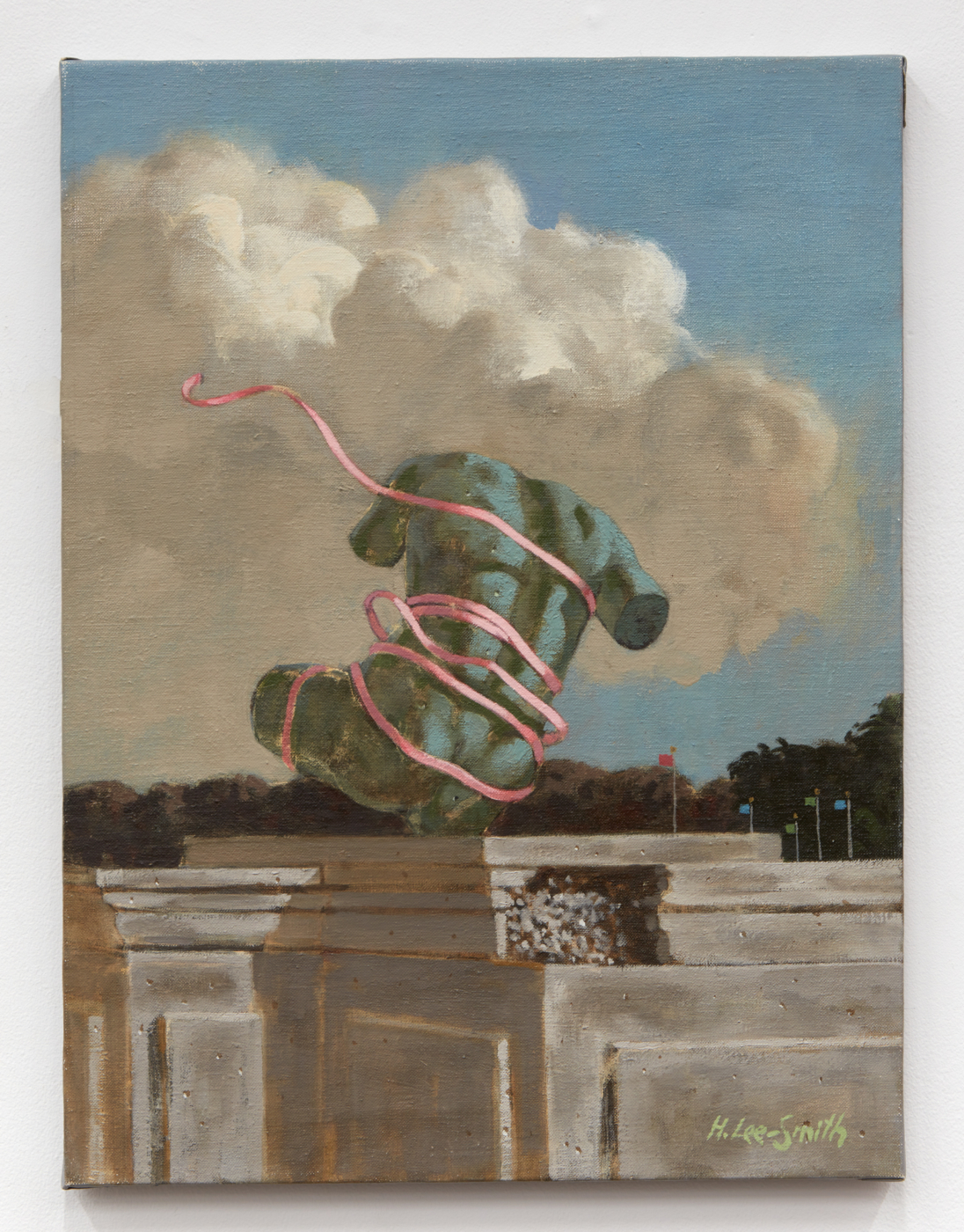 Bondage, 1987, oil on linen canvas, 24 x 18⅛ inches; 61 x 46.1 cm