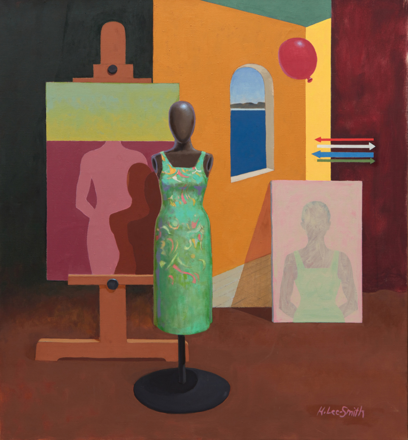 Quandary, 1997, oil on linen canvas, 50 x 46 inches; 127 x 116.8 cm
