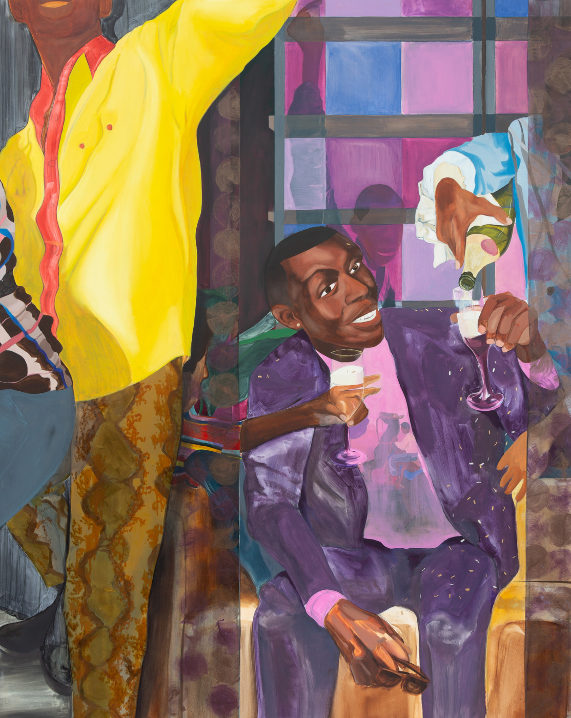 JAZZ, 2020, oil on wood panel, 60 x 48 inches; 152.4 x 121.92 cm