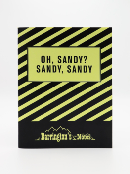 Alvaro Barrington, Oh, Sandy? Sandy, Sandy