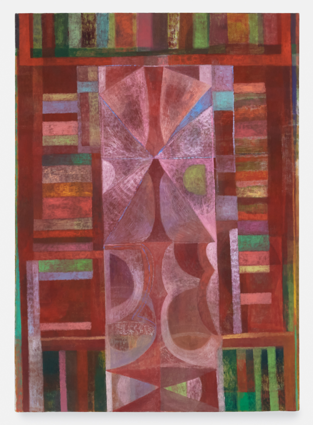 Maja Ruznic, House, 2023, oil on linen, 70⅛ x 50 inches; 178.13 x 127 cm