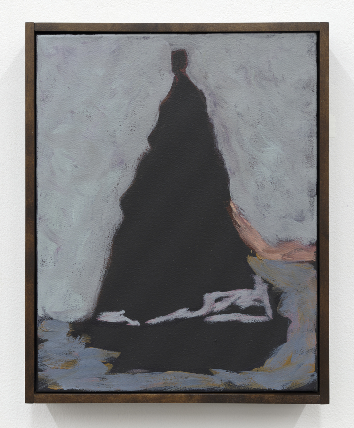 Sloop: Greens Passing, 2022. Acrylic on canvas, 13⅞ x 11 in. (35.26 x 27.94 cm)