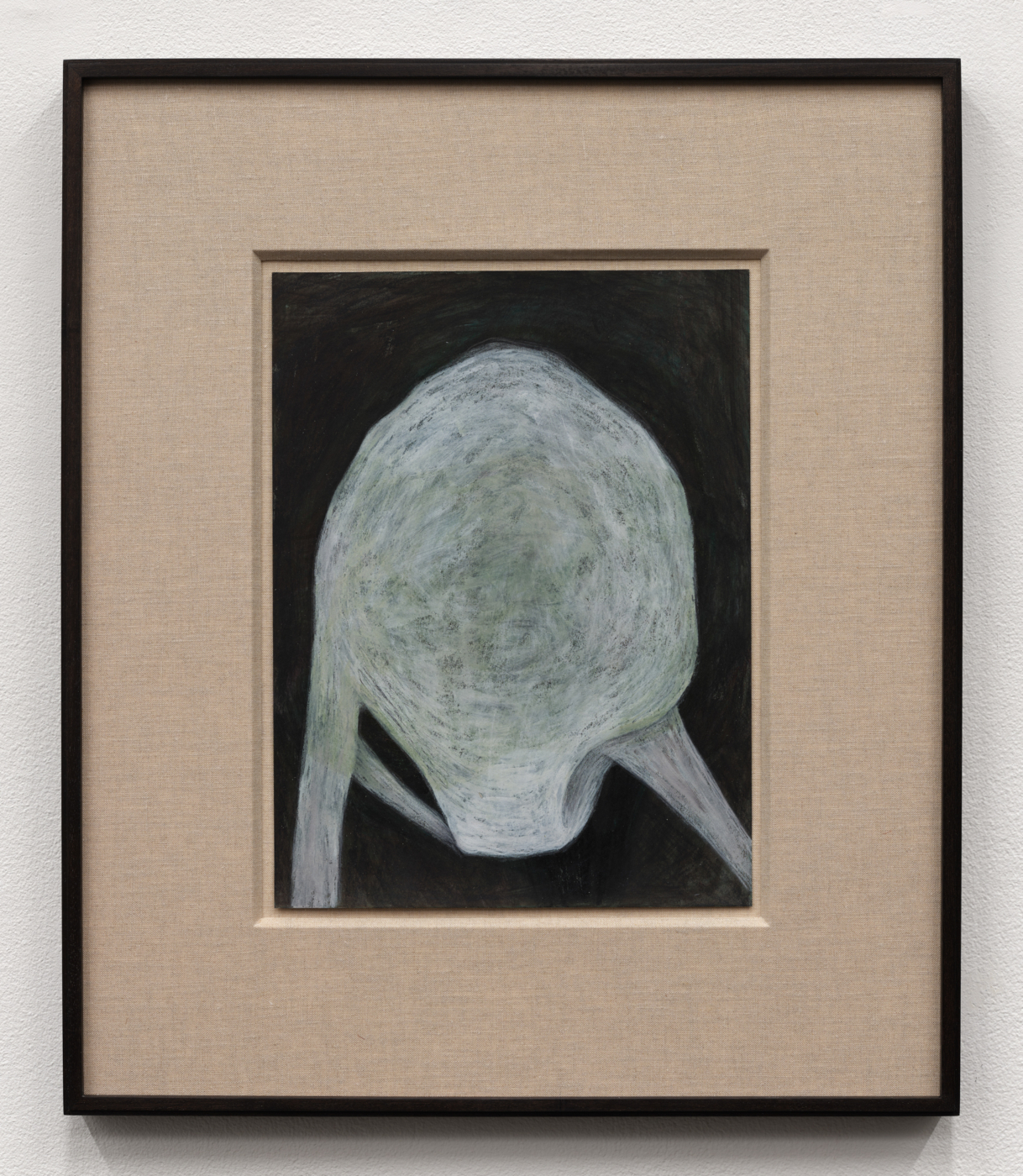 Prehistory 21, 2020. Gouache, colored pencil, and pastel on paper, 12 x 9 in. (30.48 x 22.86 cm), 19 7/8 x 16 7/8 in. (50.48 x 42.86 cm) framed